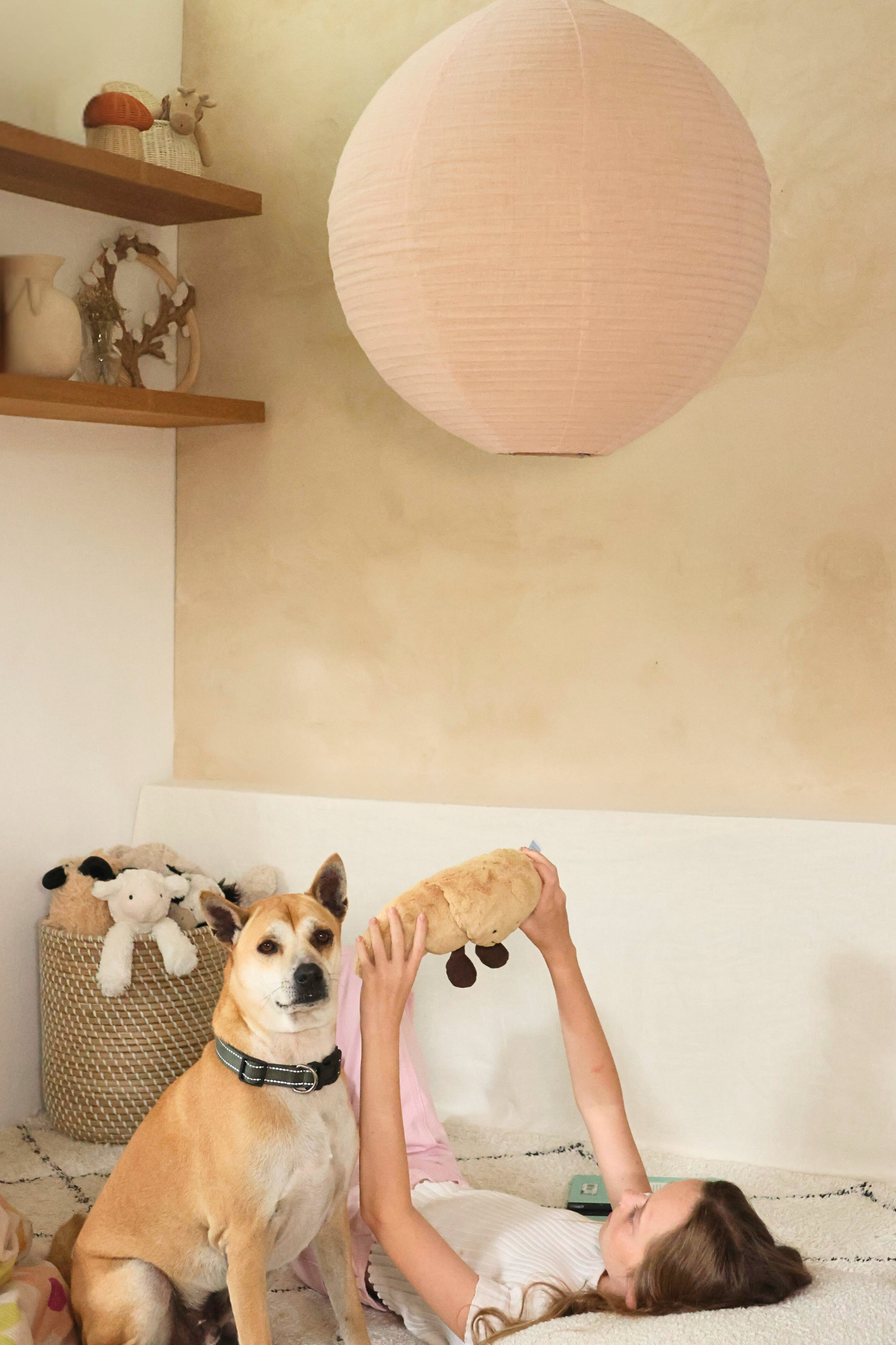 Empire Shade - Blush Linen