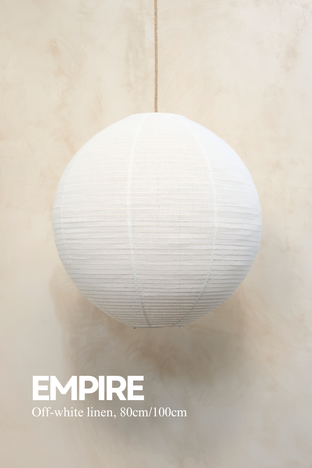 EMPIRE Pendant Bundle Kit in Off-White Linen