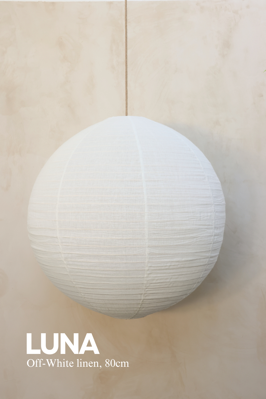 LUNA Pendant Bundle Kit in Off-White Linen