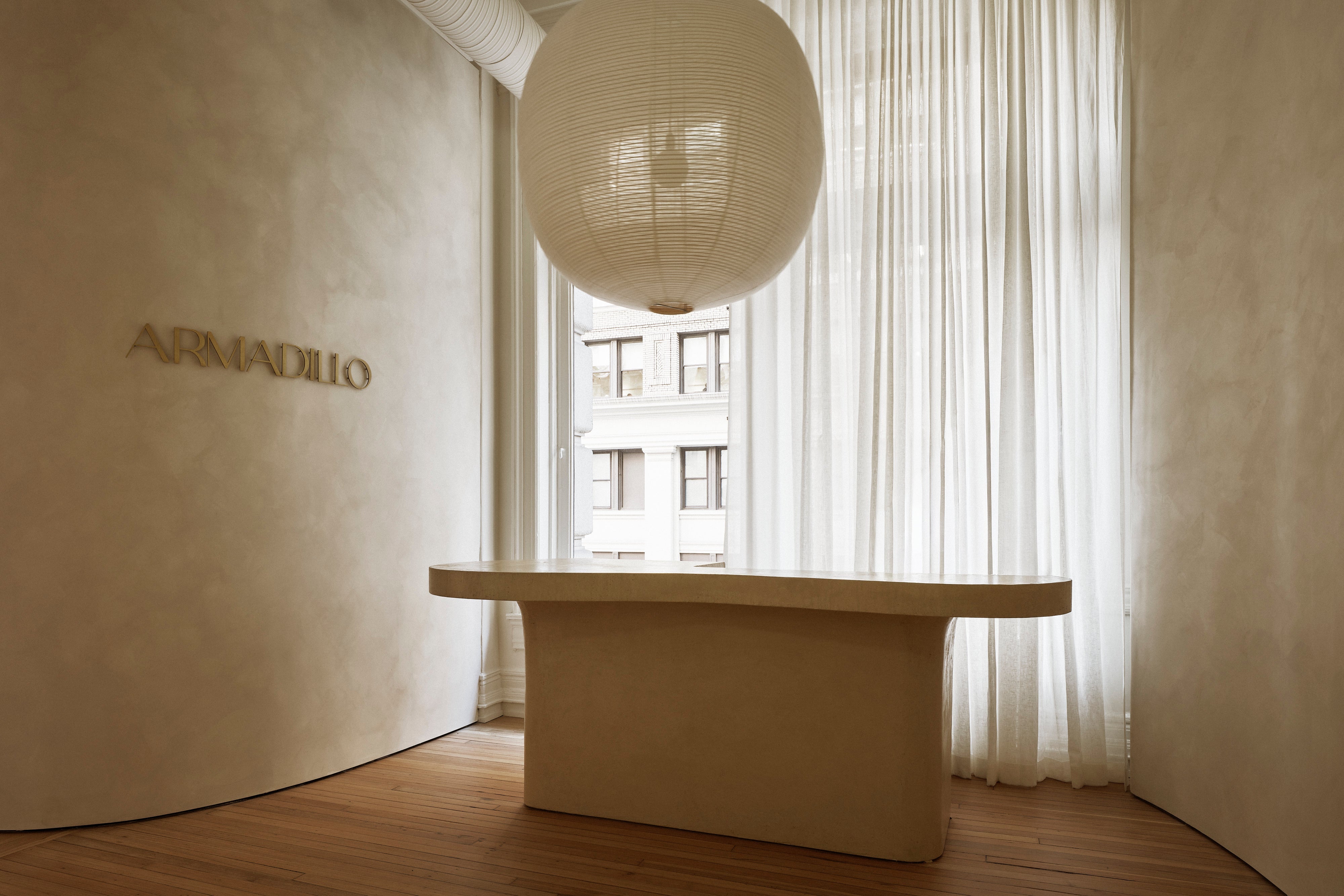 Handcrafted Rattan Lampshades in New York: Lumière Shades x Armadillo