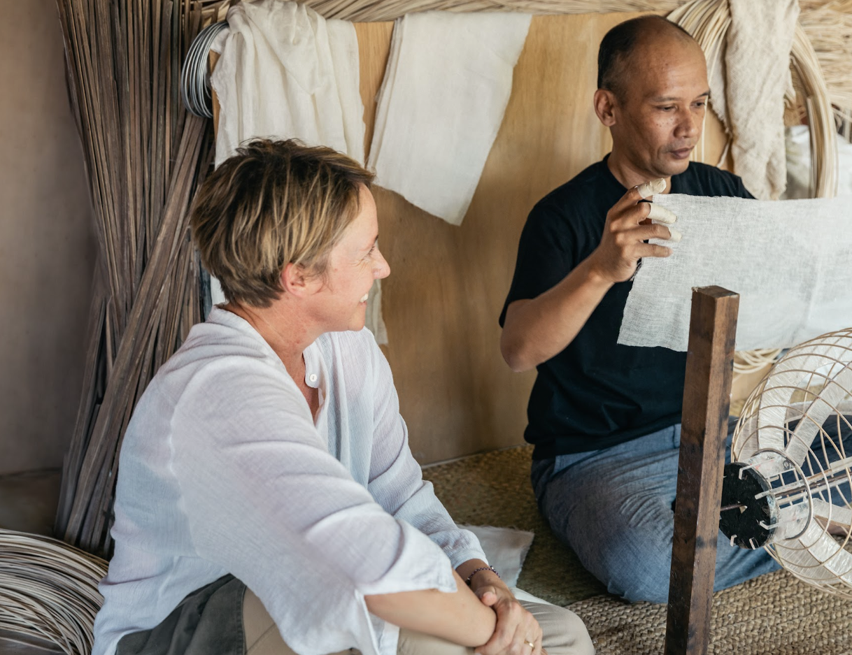 The Hands That Make the Light: A conversation with Indra, master craftsman and rattan frame maker at Lumiere Shades, Bali.