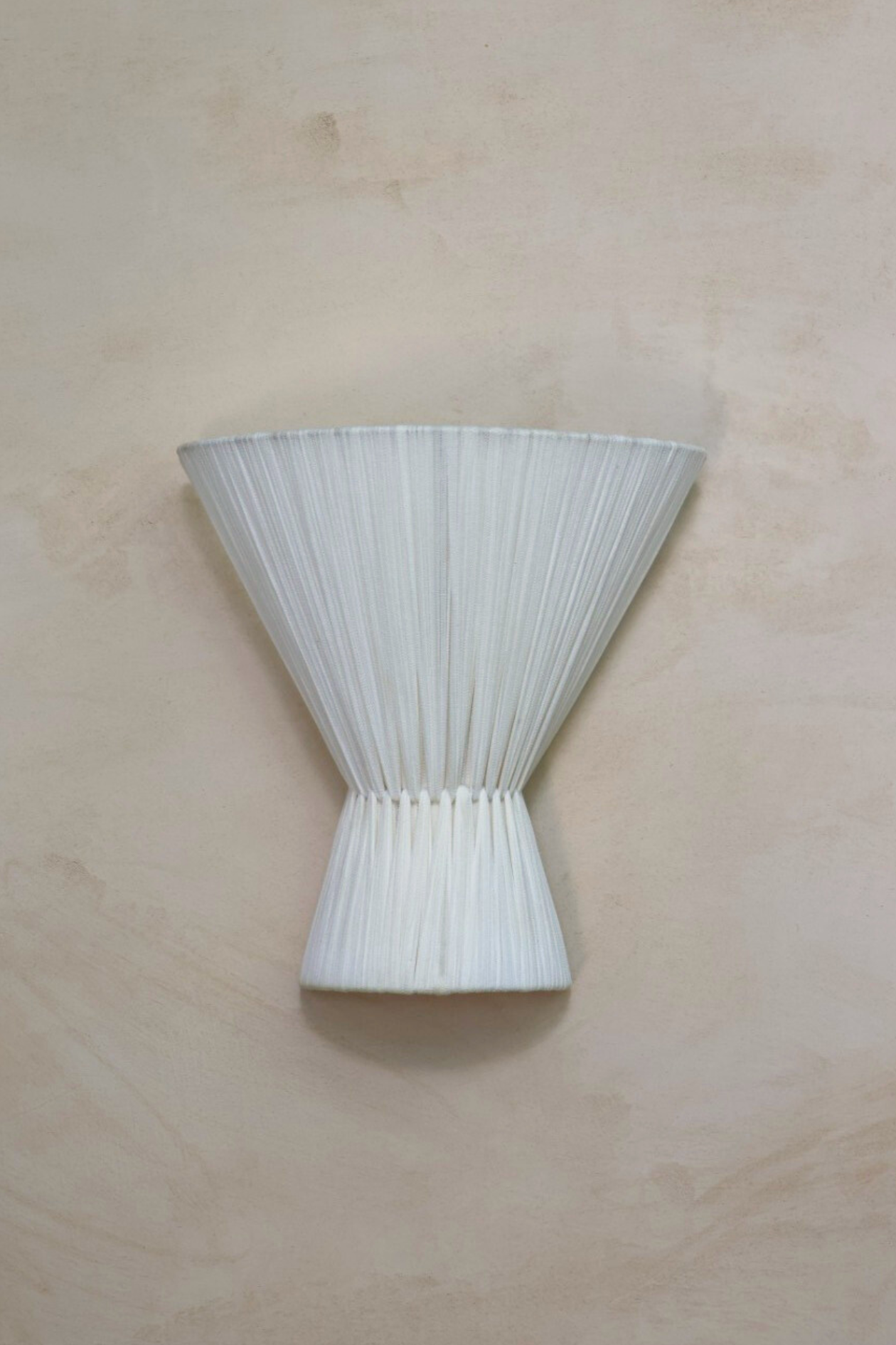 Flume Cloth Wall Light - Off White