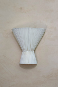 Flume Cloth Wall Light - Off White