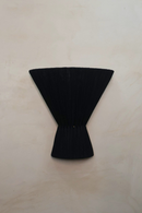 Flume Cloth Wall Light - Black