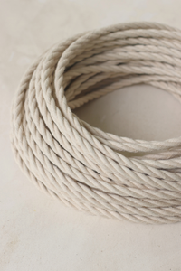Twisted Linen-Covered Cables — Tailored to Your Space (Cable only)