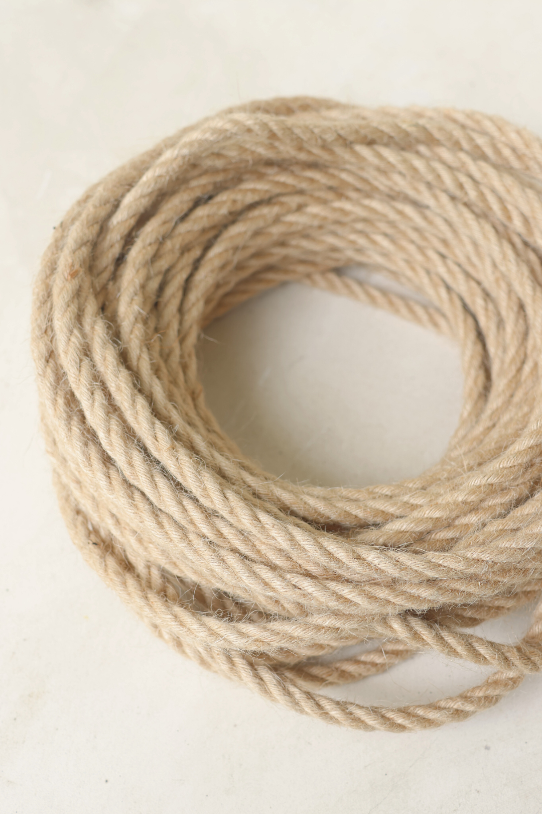 Ceiling pendant kit E27 - twisted linen-covered electrical cable (black/white)