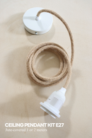 EMPIRE Pendant Bundle Kit in Off-White Linen