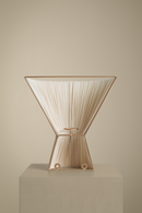 Clay Flume cloth wall light - hardwired or plug-in