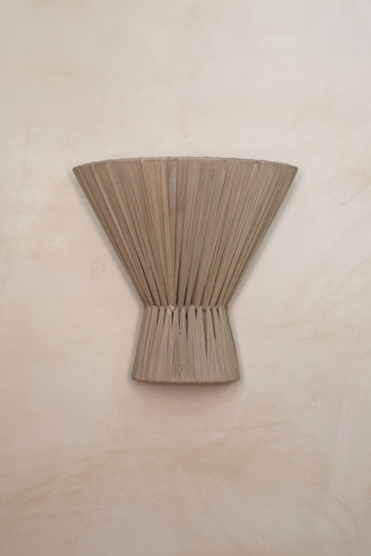 Flume Cloth Wall Light - Clay