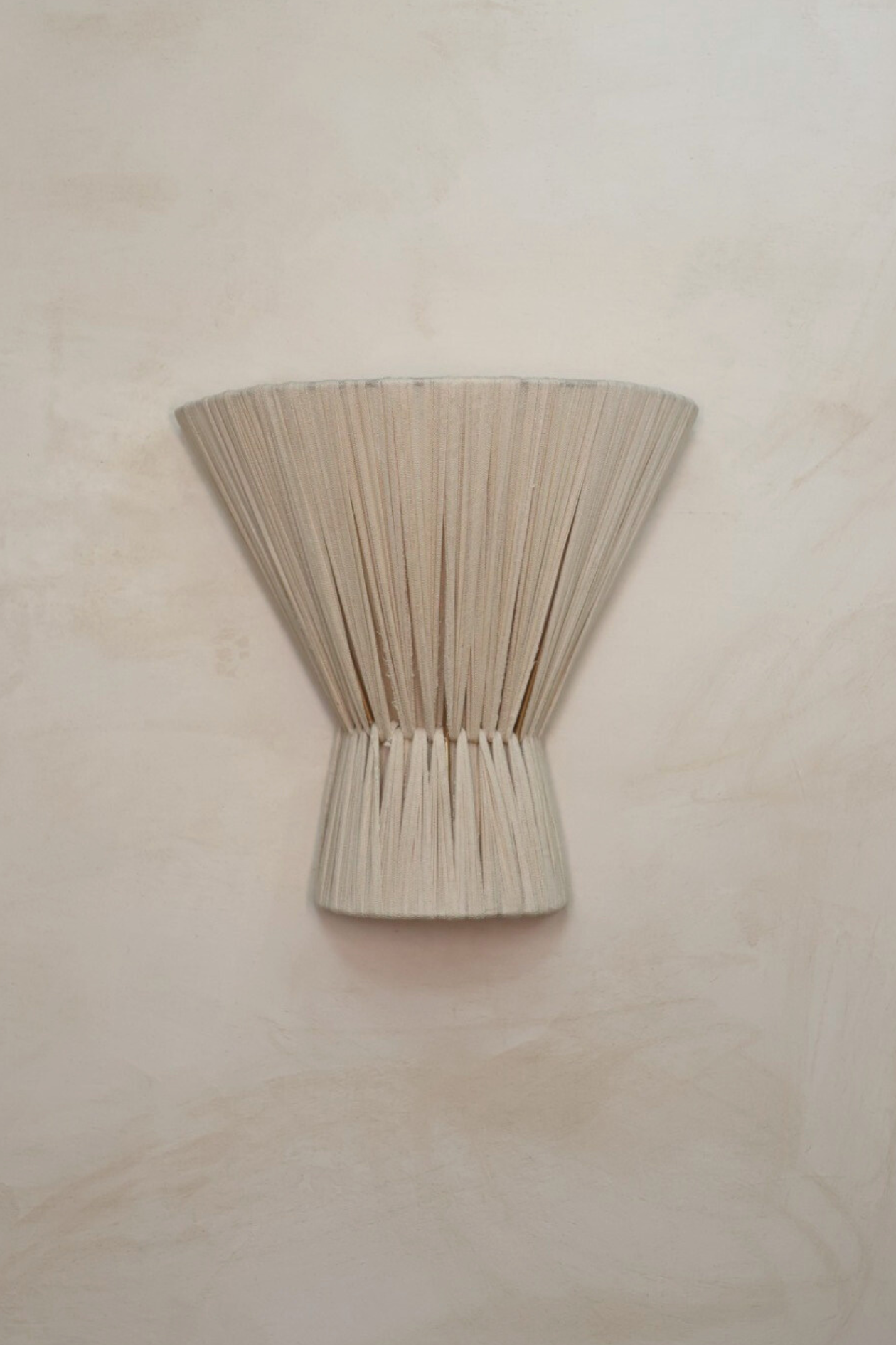 Flume Cloth Wall Light - Sand