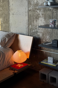 Frank bedside linen table lamp