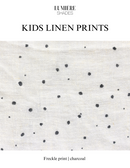Kids & Nursery Linen Shades - Freckle Prints