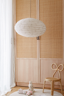 Little Leaf Prints on Off-White Linen
