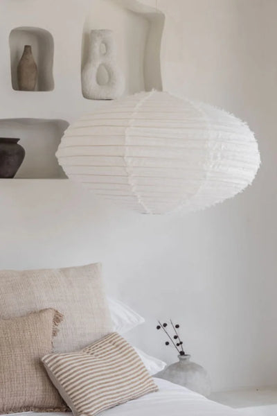 Linen Light Shade - Dome Shade (10 colours + 2 sizes)