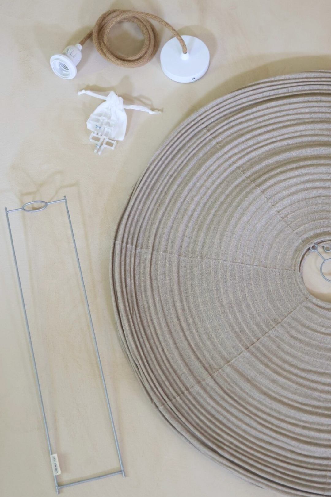 Luna Pendant Bundle Kit Taupe Linen