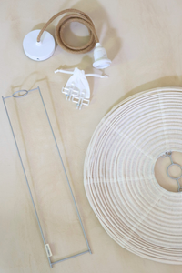 Luna Pendant Bundle Kit Off-White Linen