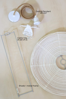 LUNA Pendant Bundle Kit in Off-White Linen
