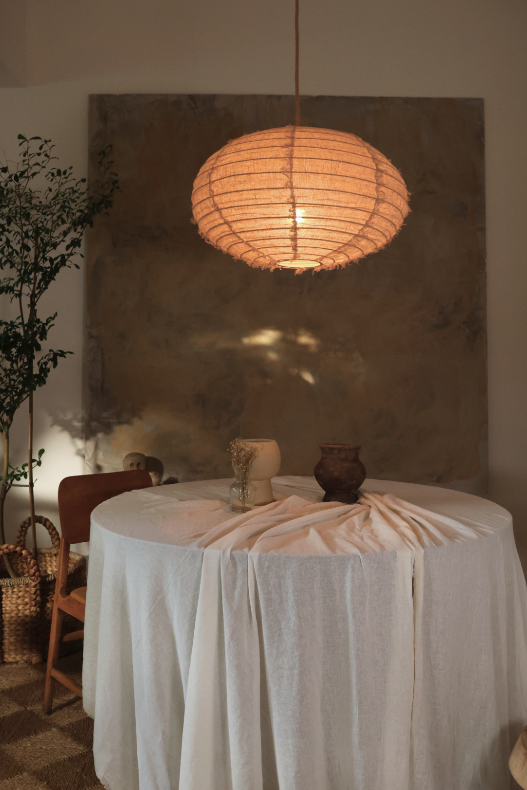 Dome Linen Shade