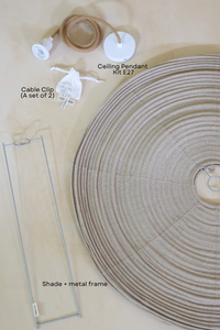 DIXON Pendant Bundle Kit in Taupe Linen