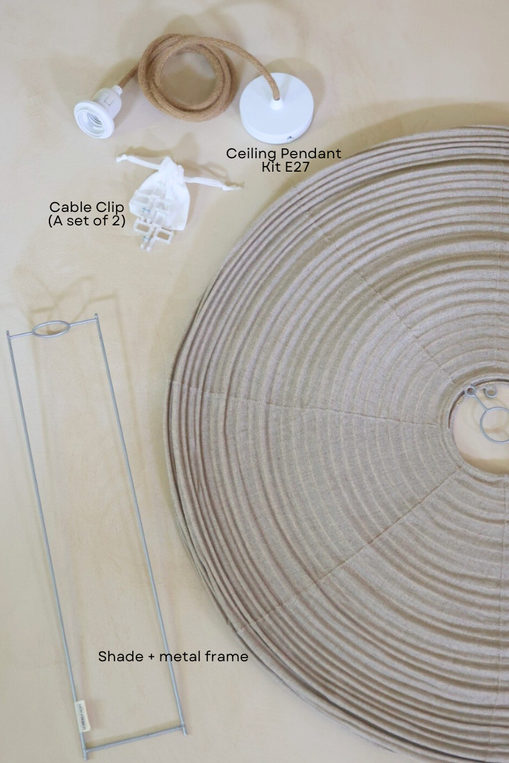 DIXON Pendant Bundle Kit in Taupe Linen