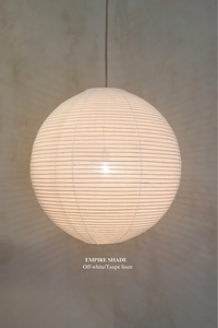 EMPIRE Linen Shade Bundle - Lampshade + E27 Ceiling Pendant Kit